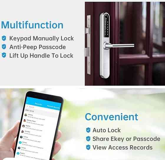 Дверной замок -бесключевой доступ, Bluetooth-клавиатура со сканером. Харьков