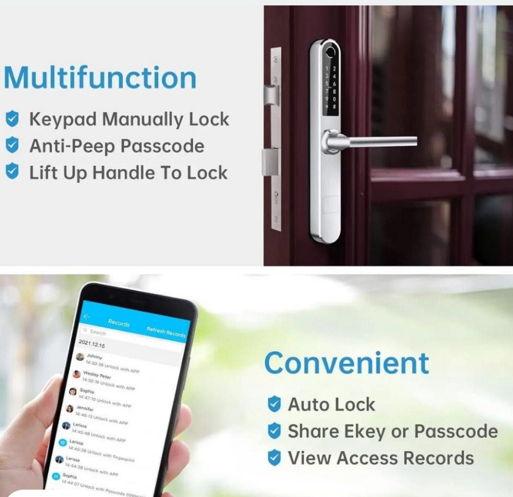Дверной замок -бесключевой доступ, Bluetooth-клавиатура со сканером. Харьков - изображение 1