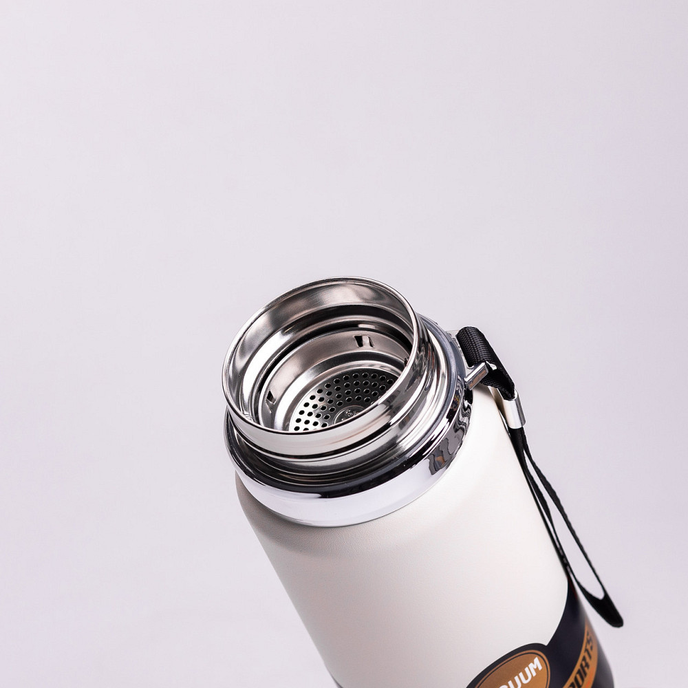 Термос Vacuum Sports  с датчиком температуры 1 л белый HP-14-30W Киев - изображение 6