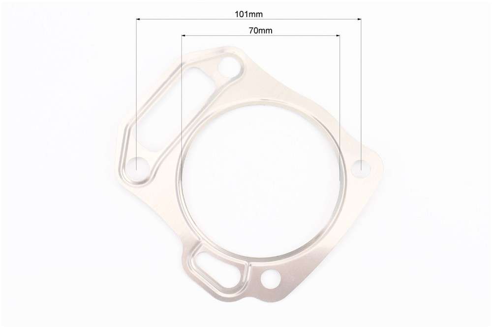 Прокладка головки циліндра 170F-70mm, к-кт 5шт (метал, на блістері) Киев - изображение 3