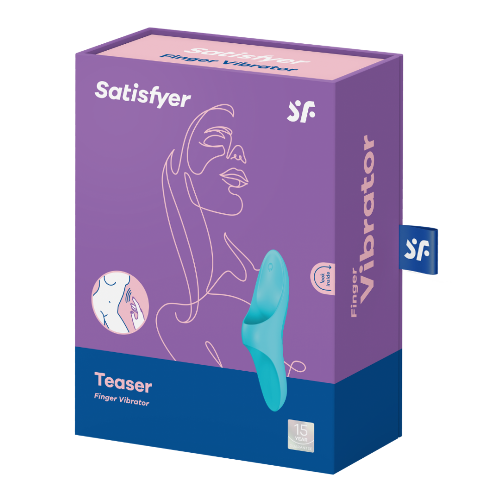 Вибратор на палец Teaser цвет: голубой Satisfyer (Германия) Sex Aura Киев - изображение 7