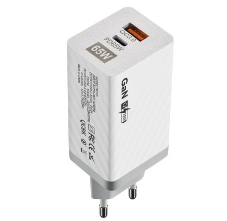 Зарядное устройство GaN BK378 USB Type-C 65W Сетевой адаптер Винница - изображение 8