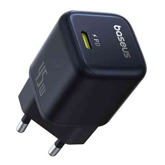 Сетевое зарядное устройство Baseus PicoGo GaN Fast Charger 1C 45W EU Cosmic Black Киев
