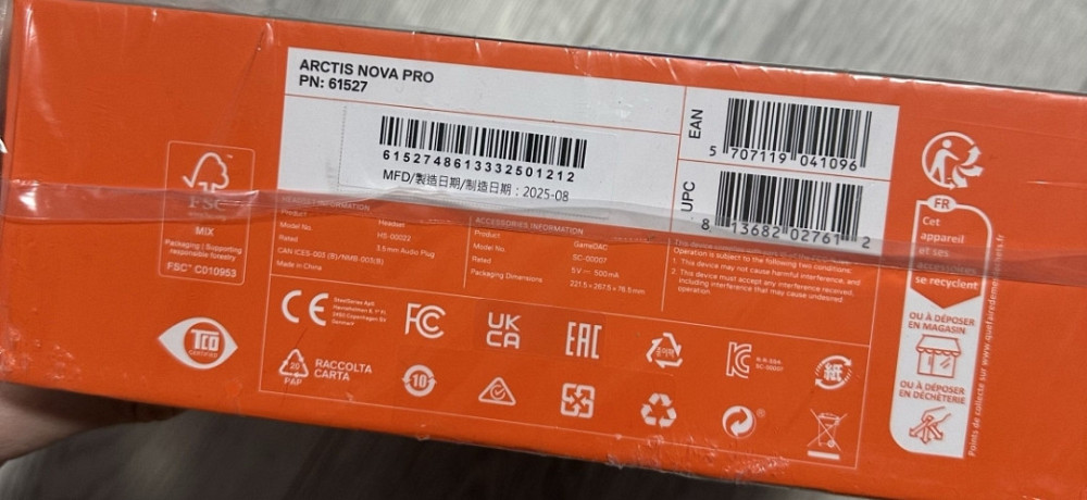 Навушники з мікрофоном SteelSeries Arctis Nova Pro Black (61527) Харків - фото 1