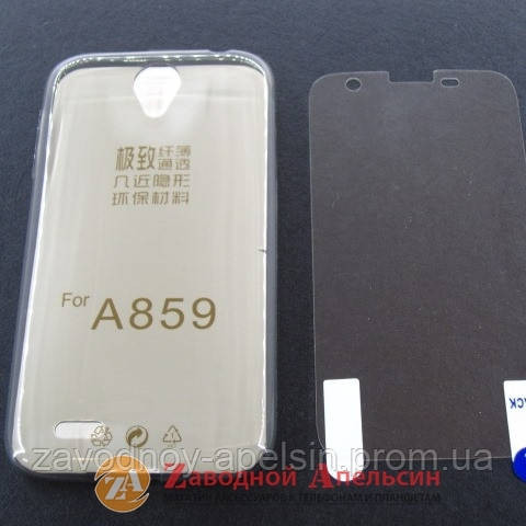 Lenovo A859 ультратонкий чохол + плівка Одеса - фото 2
