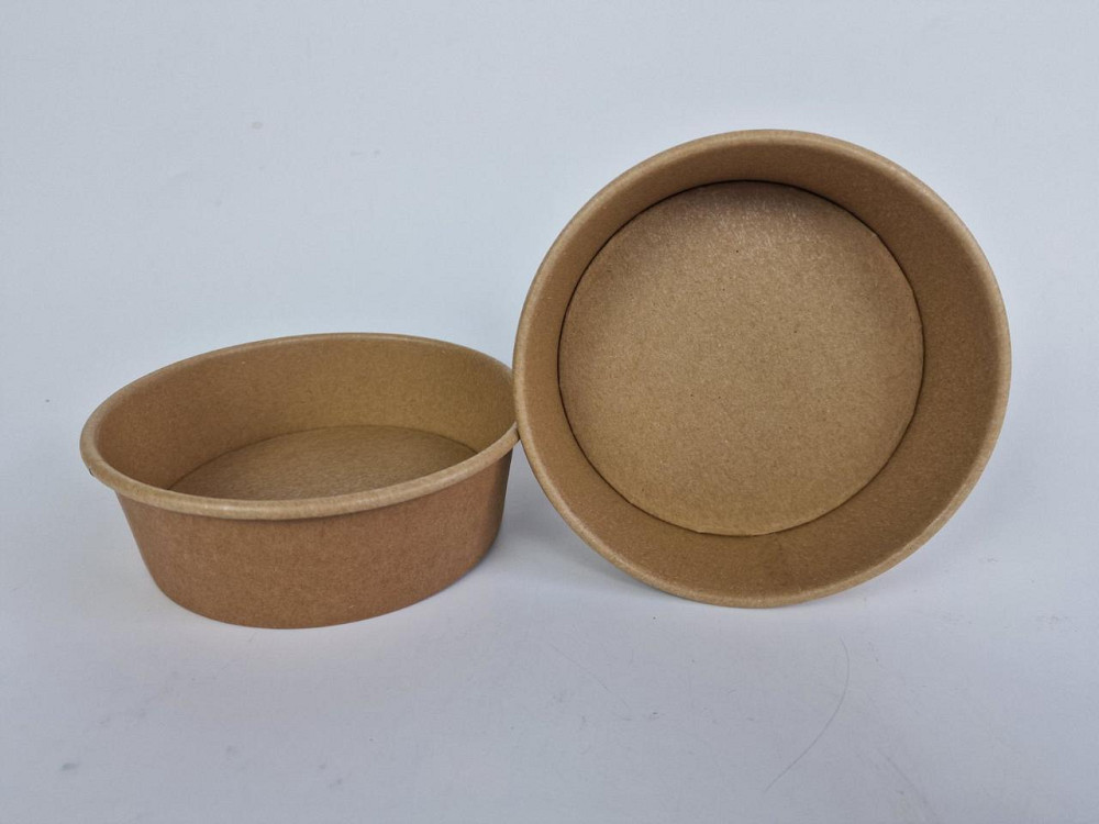 Контейнер круглий для Салата "KRAFT" 550 мл d150 h50 (50 шт.) Харків - фото 1