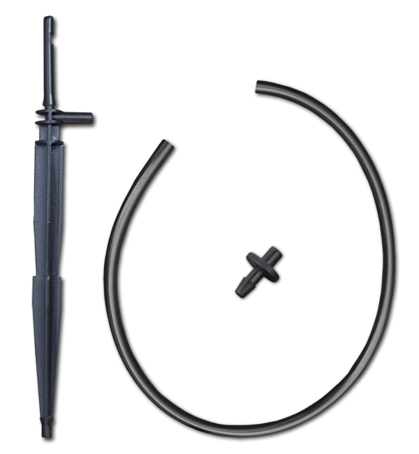 Комплект для прикореневого поливу з прямою крапельницею, під шланг 3x5мм, DSK-2111L Київ - фото 1