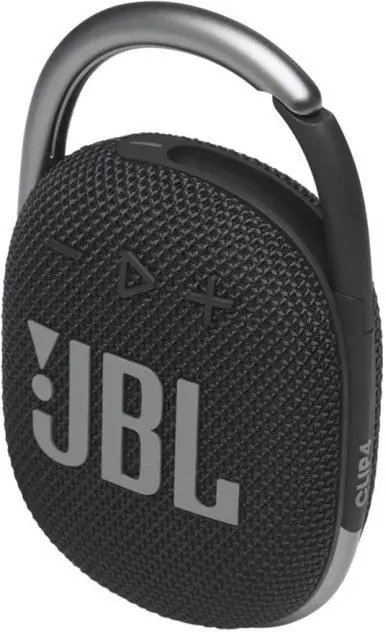 Портативна Bluetooth-колонка JBL Clip 4 Black, 5 Вт, IP67, до 10 годин, USB-C, з карабіном, чорна Київ - фото 2