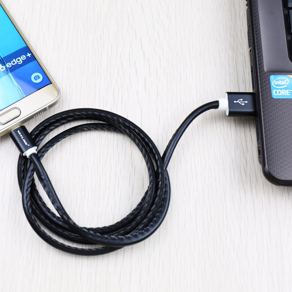 Type-C провід Voxlink під шкіру 1.8 м Black Київ - фото 1