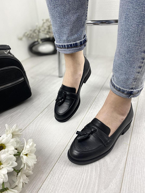 LEADER STYLE Туфлі жіночі LEADER STYLE 2697 чорні (весна-осінь, шкіра натуральна) (2641) лише 3 Коломия - фото 6