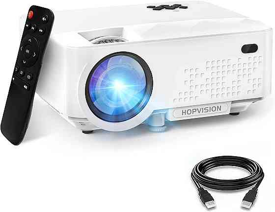 Портативний міні-проектор HOPVISION 6500 люмен для домашнього кінотеатру 1080P Full HD Дніпро