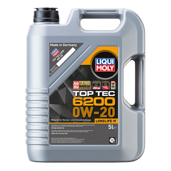 LIQUI MOLY Синтетична моторна олива - Top Tec 6200 0W-20 5л. Коломия - фото 1