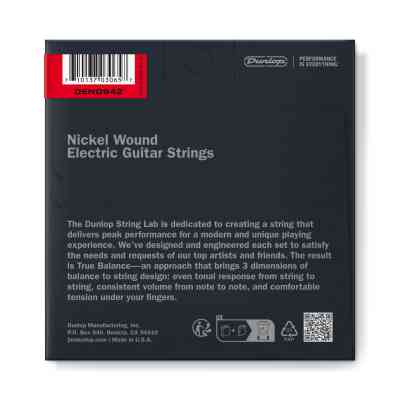 Струни для гітари Jim Dunlop Nickel Wound Electric Guitar Strings (09-42) (DEN0942) Вінниця