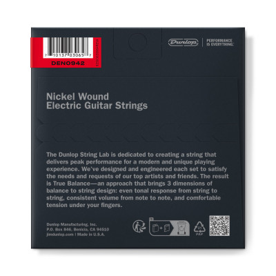 Струны для гитары Jim Dunlop Nickel Wound Electric Guitar Strings (09-42) (DEN0942) Винница - изображение 2