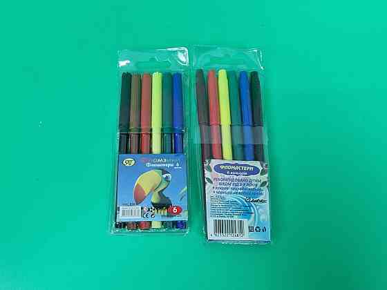 Фломастери для дитячої творчості Тм Фломзики (6 шт.) (1 пачка) Харків