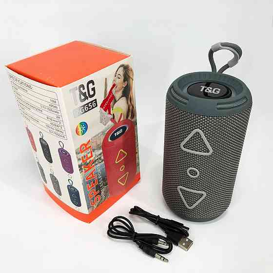 Блютуз-колонка с usb-портом TG656, Музыкальная блютуз колонка с подсветкой, Маленькая колонка для улицы YF-50 Львов
