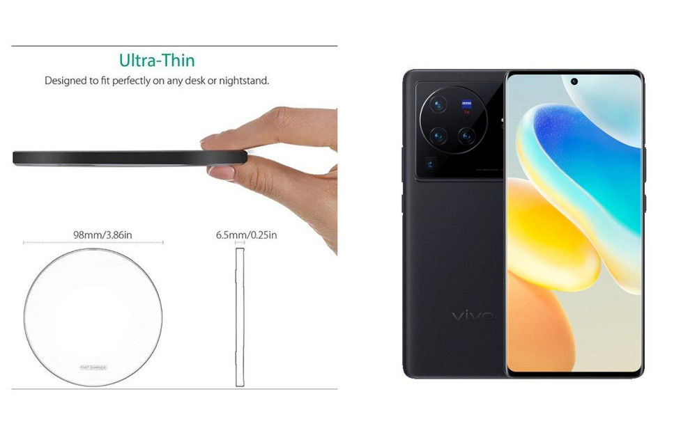 Беспроводное зарядное устройство Copper до 30W для Samsung Galaxy Note 10, Galaxy Note 10+, USB-C, LED Киев - изображение 3