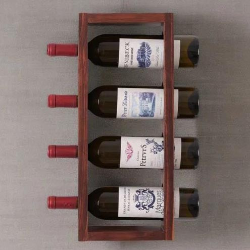 Настенная винная полка 