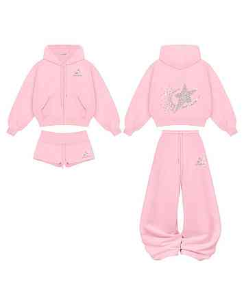 Женский стильный повседневный костюм тройка двухнитка Одесса