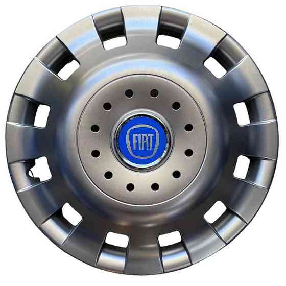 Автомобільні модельні ковпаки R16 Fiat (синій) 414 4шт, SJS, сріблясті Вінниця