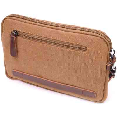 Сумка Vintage Чоловіча з текстилю Коричнева (21260) Вінниця