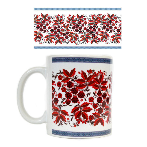 Чашка керамическая Калина с рушником Киев - изображение 1