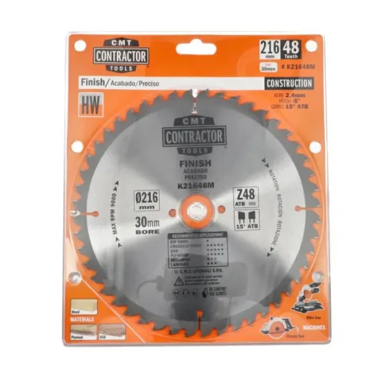 Пильний диск по дереву CMT 216х30х48z К2.4/1.6 (K25040M) Одеса