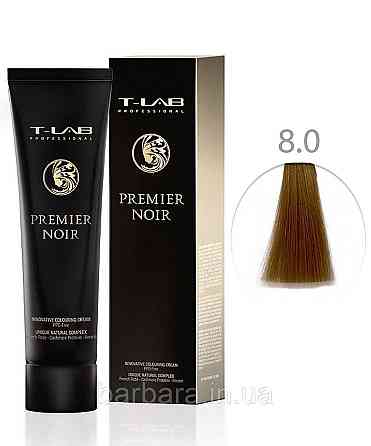 Крем-краска для волос T-LAB Professional Premier Noir Colouring Cream  8.0 Натуральный светлый блондин Киев