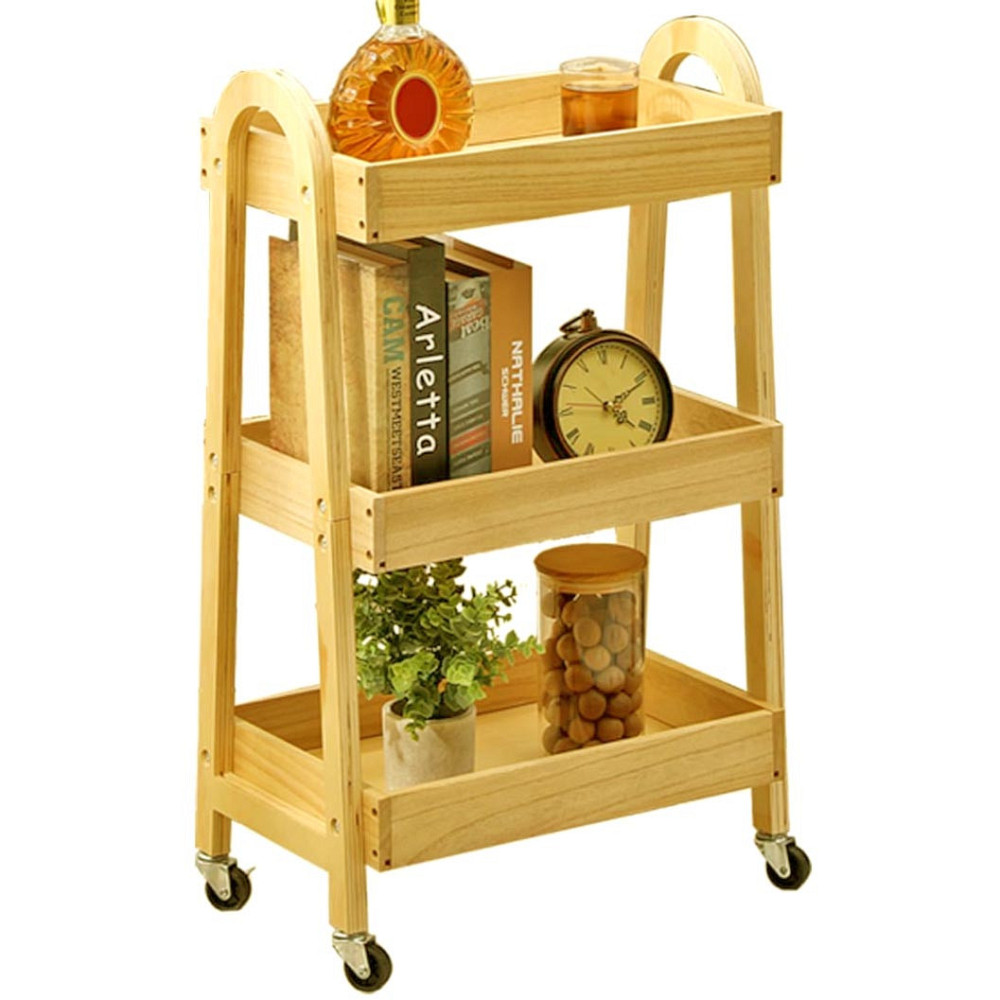 Этажерка для ванной на колёсиках 