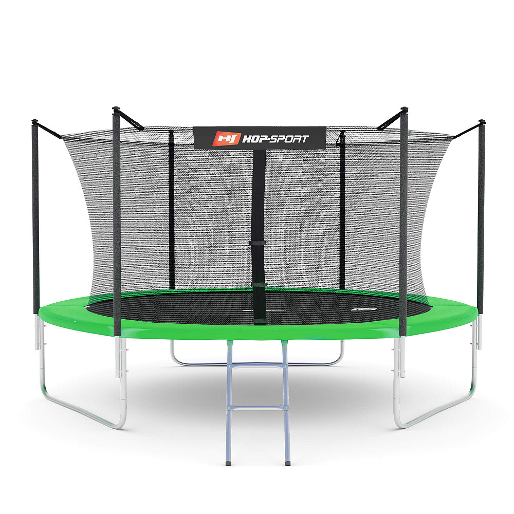 Батут Hop-Sport 10ft (305см) зеленый с внутренней сеткой Киев - изображение 3