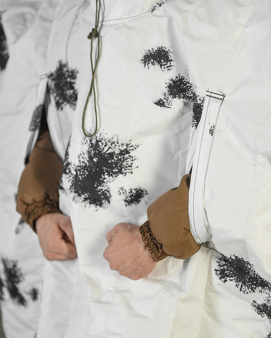 Білий пончо антитепловізор зима захист від тепловізора Одеса - фото 3