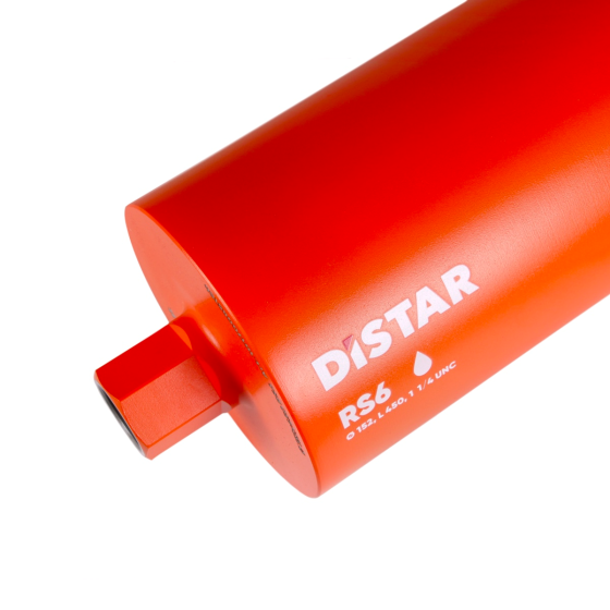 Якісне свердло алмазне Distar DDS-W 152X450X1 1/4 UNC RS6 : ∅ 150мм х 450мм, бетон армований Київ