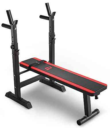 Набір Hop-Sport Premium 59кг з лавою HS-1080 та штангою Київ