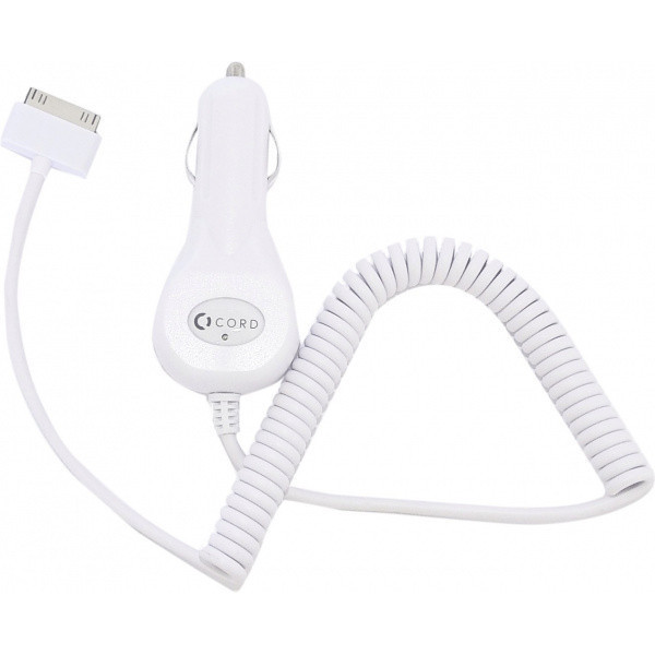Зарядка автомобильная Cord Car Charger iPhone 4/4S 1А (CC32-IPH4.) Полтава - изображение 1