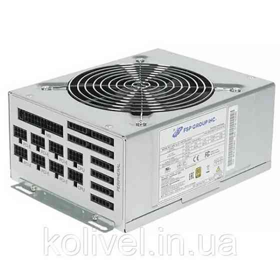 БЖ 1200W FSP FSP1200-50AAG 80+ GOLD, 6xPCI-E6+2, 135mm fan, Modular, C20, brown box (FSP1200-50AAG) Киев