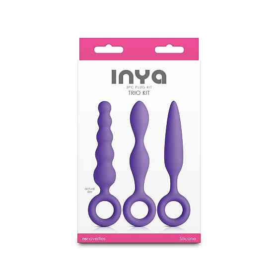 Набір анальних іграшок NS Novelties INYA — Trio Kit — Purple Sex Aura Київ