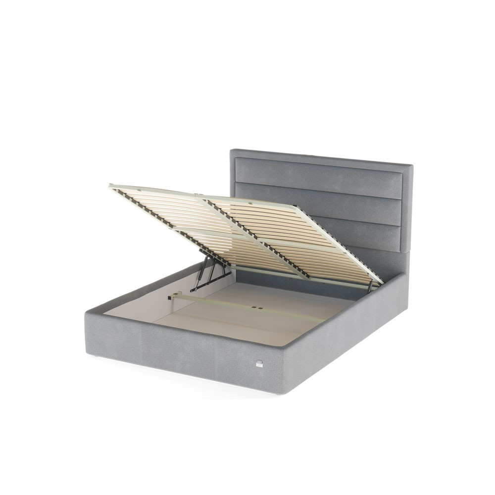 Ліжко SiriusDesign VIP з додатковою металевою цільнозварною рамою 160x190 сірий Київ - фото 5