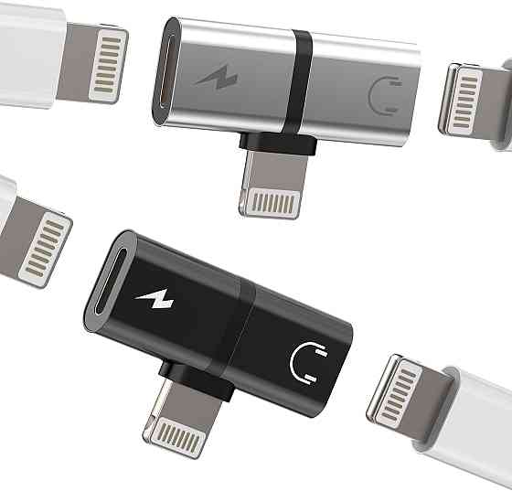 Перехідник розгалужувач для iPhone Lightning 2‑в‑1 Луцьк