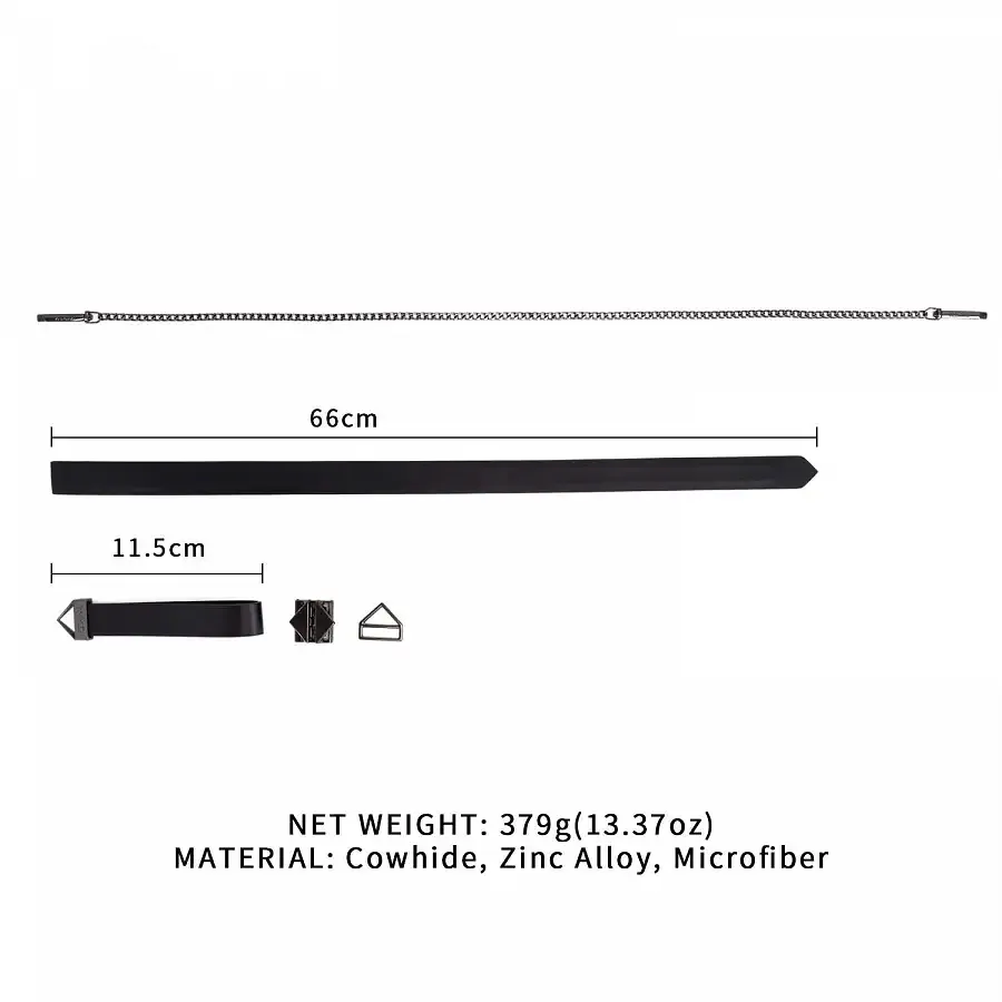 Повідець LOCKINK Tied Collar with Leash Set - Black Львів - фото 2