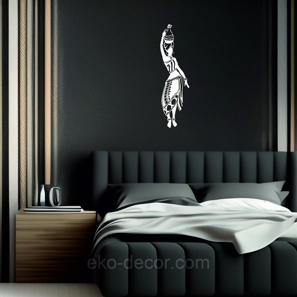 Декоративное настенное Панно «Девушка с кувшином» Декор на стену 110*31 см, Белый Киев - изображение 8