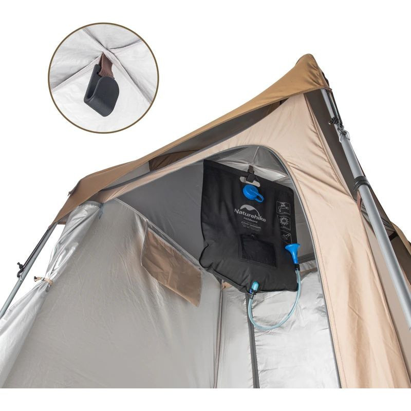 Душевая палатка Naturehike NH21ZP005 коричневая Киев - изображение 6