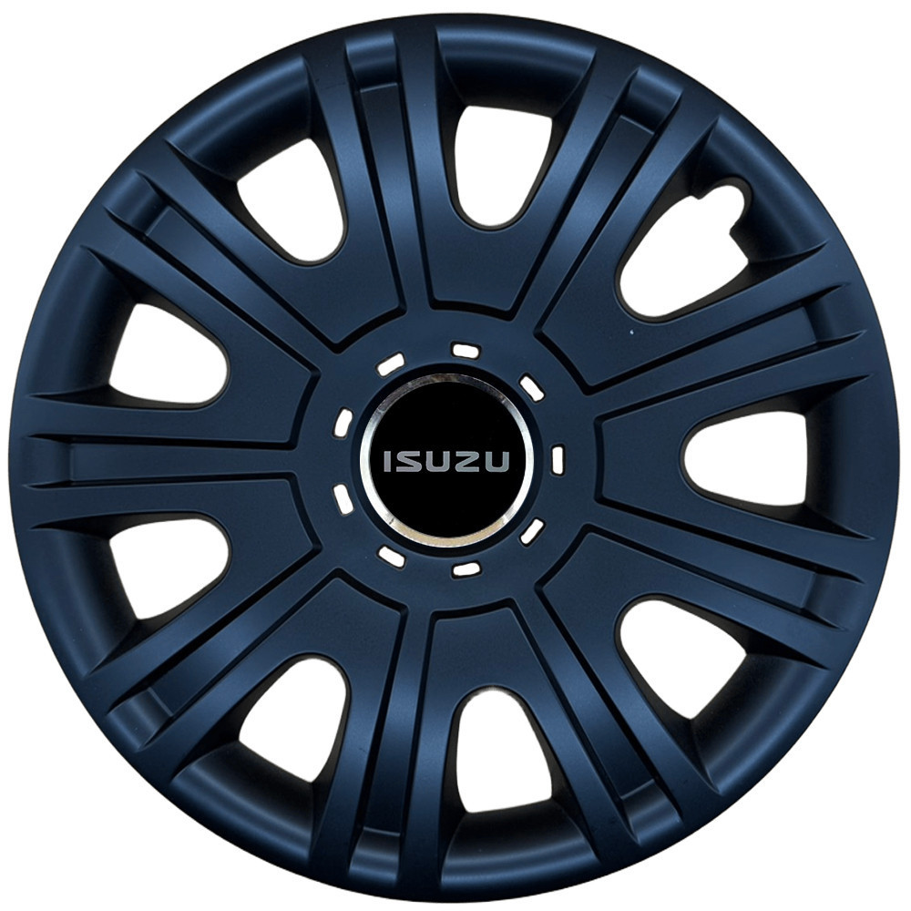Автомобильные модельные колпаки R15 SJS Isuzu 319 4шт, черные Винница - изображение 1