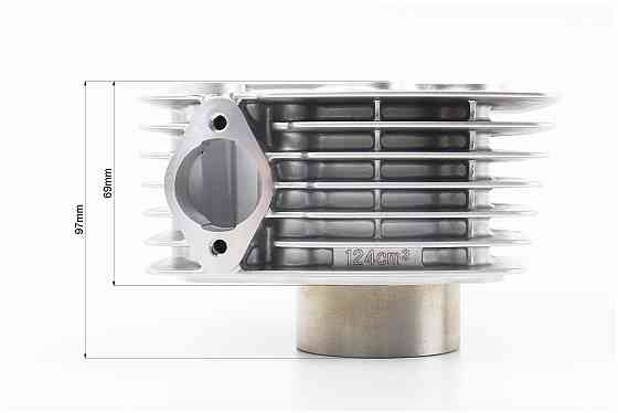 Циліндр к-кт (ЦПГ) CB125cc Ø56,5мм (висота циліндра 68/97мм, палець 15мм) TATA Київ