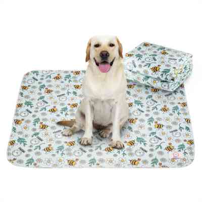 Пеленки для собак MISOKO&CO Многоразовая с пчелами 80х140 см 2 шт голубая (HAINMSK70049) Винница