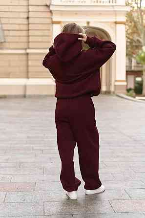 Жіночий теплий костюм двійка вільного крою тринитка на флісі Одеса