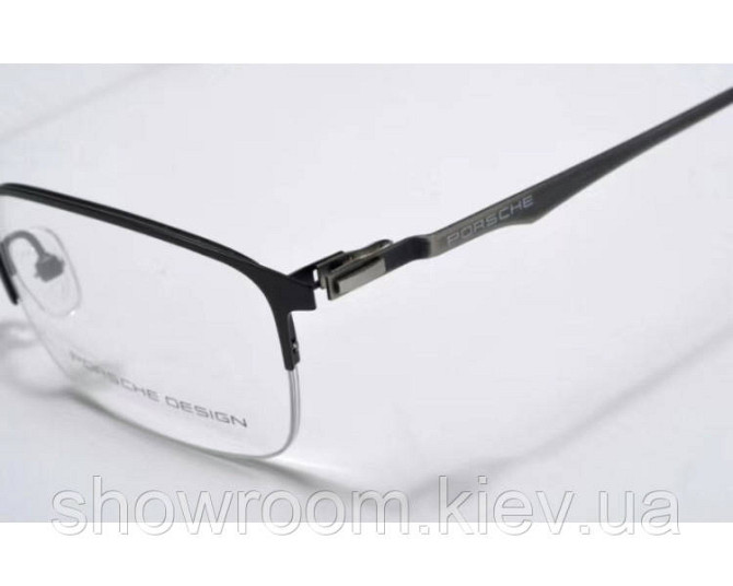 Мужская полуободковая оправа Porsche Design p-8832 черная Киев - изображение 2