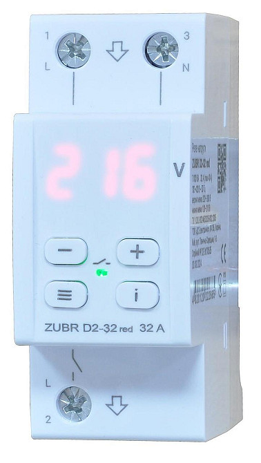 Реле напряжения D2-32 red ZUBR Харьков - изображение 1
