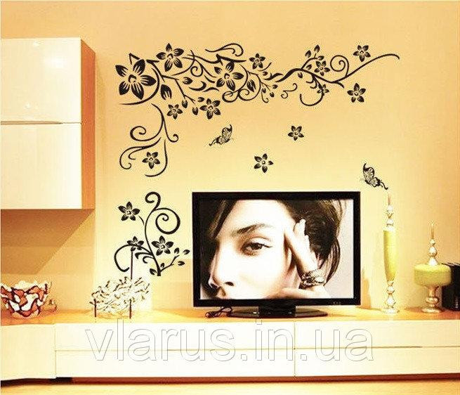 Интерьерная наклейка на стену Угловой ажур Киев - изображение 1