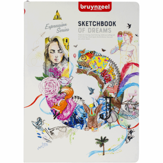 Блокнот Sketch/Notebook 140 г/м2 21×29,7 см 80 л білий Bruynzeel Київ