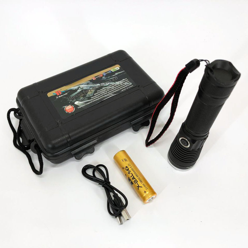 Ліхтар тактичний портативний Police BL-A92-P50, Супер яскравий ліхтарик, Надпотужний VP-714 ліхтар лед Київ - фото 2